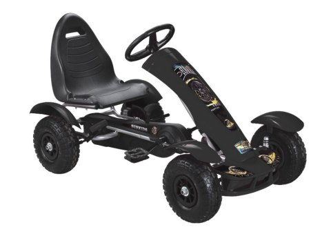 Gokart Na Pedały F618 Czarny Gokart Na Pedały F618 Czarny