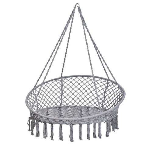 Huśtawka bocianie gniazdo z oparciem ogrodowa 120x140x140 XXL szare Kik Sp. z o. o. Sp. k. Huśtawka bocianie gniazdo z oparciem ogrodowa 120x140x140 XXL szare Kik Sp. z o. o. Sp. k.