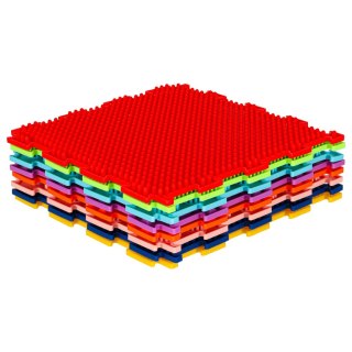 Mata sensoryczne puzzle montessori do masażu stóp 8 elementów Kik Sp. z o. o. Sp. k.
