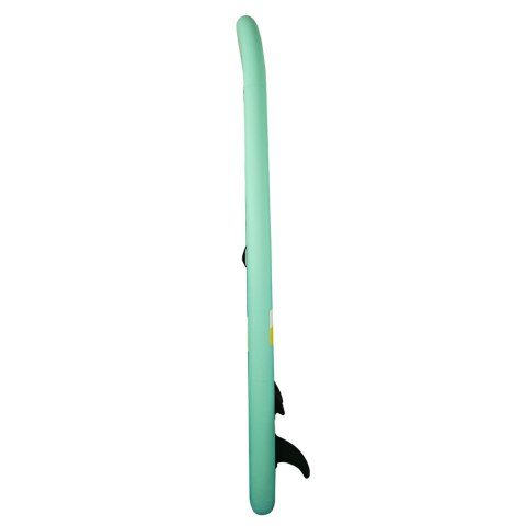 Deska SUP pompowana do pływania z siedzeniem akcesoriami wiosło zestaw turkusowa 350 cm Kik Sp. z o. o. Sp. k. Deska SUP pompowana do pływania z siedzeniem akcesoriami wiosło zestaw turkusowa 350 cm Kik Sp. z o. o. Sp. k.