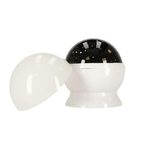 Lampka nocna projektor gwiazd 2w1 USB biała Kik Sp. z o. o. Sp. k. Lampka nocna projektor gwiazd 2w1 USB biała Kik Sp. z o. o. Sp. k.