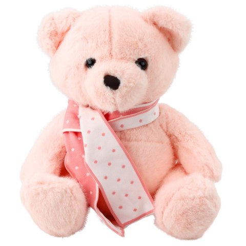Pluszowa Maskotka Przytulanka Miś Z Szalikiem Różowy 35cm Pluszowa Maskotka Przytulanka Miś Z Szalikiem Różowy 35cm