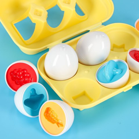 Układanka edukacyjna sorter dopasuj kształty jajka montessori owoce warzywa 6szt Kik Sp. z o. o. Sp. k. Układanka edukacyjna sorter dopasuj kształty jajka montessori owoce warzywa 6szt Kik Sp. z o. o. Sp. k.