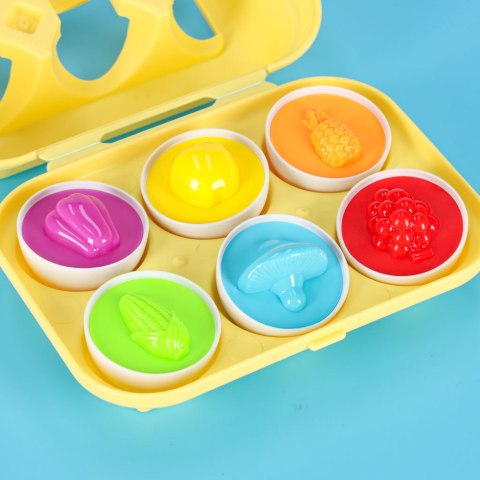Układanka edukacyjna sorter dopasuj kształty jajka montessori owoce warzywa 6szt Kik Sp. z o. o. Sp. k. Układanka edukacyjna sorter dopasuj kształty jajka montessori owoce warzywa 6szt Kik Sp. z o. o. Sp. k.