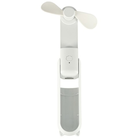 Wiatrak biurkowy wentylator mini ręczny składany wiatraczek przenośny USB biały Kik Sp. z o. o. Sp. k. Wiatrak biurkowy wentylator mini ręczny składany wiatraczek przenośny USB biały Kik Sp. z o. o. Sp. k.