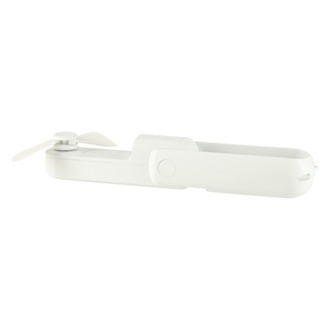 Wiatrak biurkowy wentylator mini ręczny składany wiatraczek przenośny USB biały Kik Sp. z o. o. Sp. k. Wiatrak biurkowy wentylator mini ręczny składany wiatraczek przenośny USB biały Kik Sp. z o. o. Sp. k.