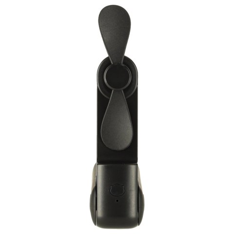 Wiatrak biurkowy wentylator mini ręczny składany wiatraczek przenośny USB czarny Kik Sp. z o. o. Sp. k. Wiatrak biurkowy wentylator mini ręczny składany wiatraczek przenośny USB czarny Kik Sp. z o. o. Sp. k.