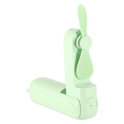 Wiatrak biurkowy wentylator mini ręczny składany wiatraczek przenośny USB zielony Kik Sp. z o. o. Sp. k. Wiatrak biurkowy wentylator mini ręczny składany wiatraczek przenośny USB zielony Kik Sp. z o. o. Sp. k.