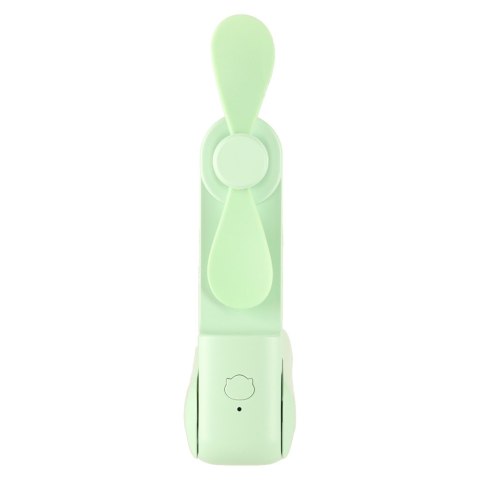 Wiatrak biurkowy wentylator mini ręczny składany wiatraczek przenośny USB zielony Kik Sp. z o. o. Sp. k. Wiatrak biurkowy wentylator mini ręczny składany wiatraczek przenośny USB zielony Kik Sp. z o. o. Sp. k.