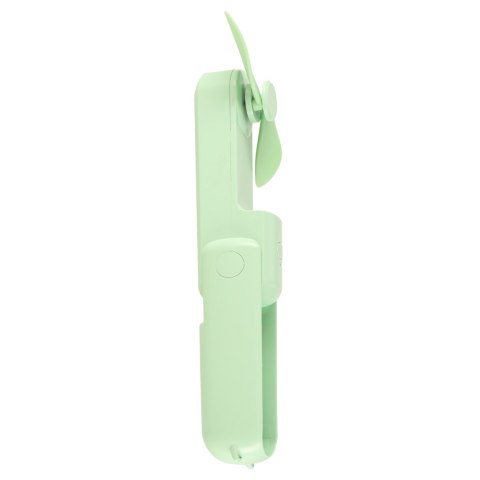 Wiatrak biurkowy wentylator mini ręczny składany wiatraczek przenośny USB zielony Kik Sp. z o. o. Sp. k. Wiatrak biurkowy wentylator mini ręczny składany wiatraczek przenośny USB zielony Kik Sp. z o. o. Sp. k.