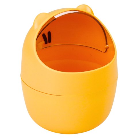 Mini Kosz Miś Na Biurko Stolik Pomarańczowy 1L 16cm Mini Kosz Miś Na Biurko Stolik Pomarańczowy 1L 16cm