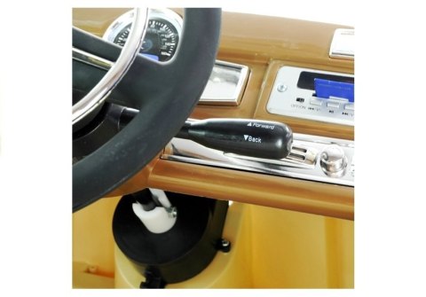 Mercedes 300S dla dzieci – Beżowy Samochód na Akumulator | Retro Auto z Licencją