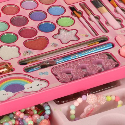 Kuferek zestaw kosmetyków do makijażu i paznokci makeup kosmetyki cienie lakiery szuflady syrenka Kik Sp. z o. o. Sp. k. Kuferek zestaw kosmetyków do makijażu i paznokci makeup kosmetyki cienie lakiery szuflady syrenka Kik Sp. z o. o. Sp. k.