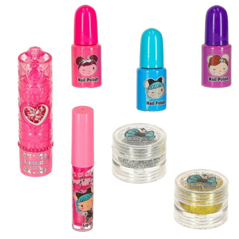 Kuferek zestaw kosmetyków do makijażu i paznokci makeup kosmetyki cienie lakiery walizka Kik Sp. z o. o. Sp. k. Kuferek zestaw kosmetyków do makijażu i paznokci makeup kosmetyki cienie lakiery walizka Kik Sp. z o. o. Sp. k.
