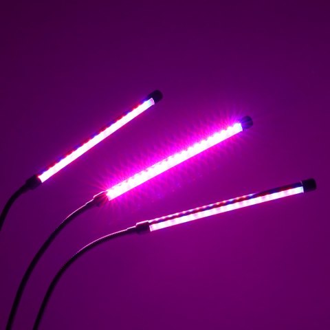 Lampa do roślin LED uprawy wzrostu panel 3 żarówki Kik Sp. z o. o. Sp. k. Lampa do roślin LED uprawy wzrostu panel 3 żarówki Kik Sp. z o. o. Sp. k.