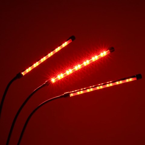 Lampa do roślin LED uprawy wzrostu panel 3 żarówki Kik Sp. z o. o. Sp. k. Lampa do roślin LED uprawy wzrostu panel 3 żarówki Kik Sp. z o. o. Sp. k.