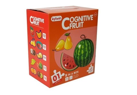 Puzzle Edukacyjne Dla Niemowląt Owoce 5 Części 40 Elementów Puzzle Edukacyjne Dla Niemowląt Owoce 5 Części 40 Elementów