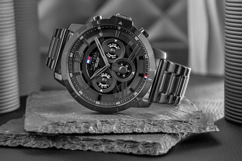 Zegarek Męski Tommy Hilfiger Luca 1710494 + BOX Zegarek Męski Tommy Hilfiger Luca 1710494 + BOX