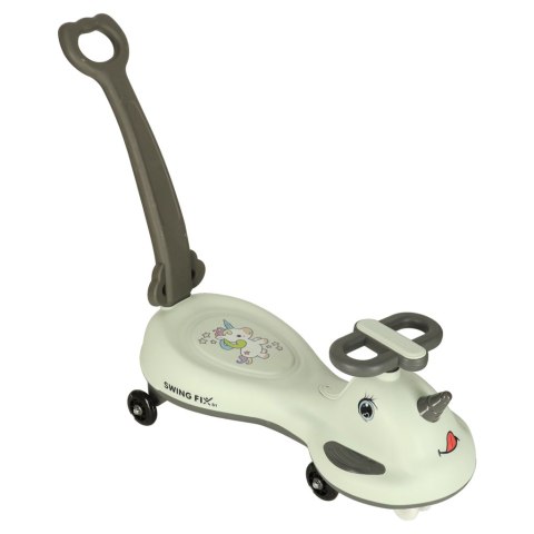 Jeździk grawitacyjny LED Swing FIX S1 skuter z rączką szary max 65kg Kik Sp. z o. o. Sp. k. Jeździk grawitacyjny LED Swing FIX S1 skuter z rączką szary max 65kg Kik Sp. z o. o. Sp. k.