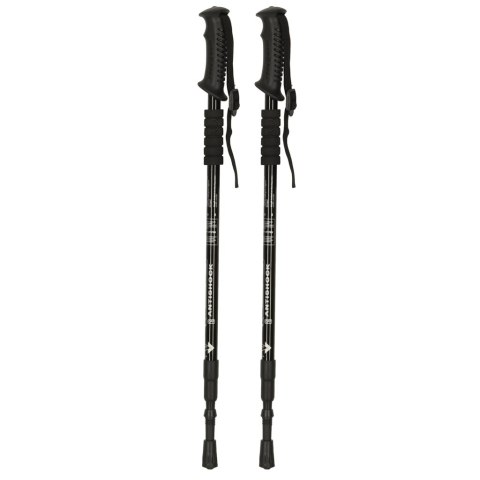 Kijki kije trekkingowe do nordic walking składane 2 sztuki czarne Kik Sp. z o. o. Sp. k.