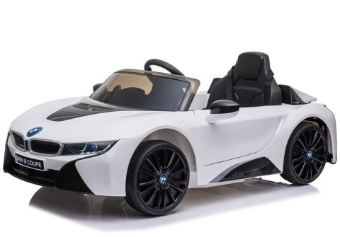 Auto na Akumulator BMW I8 Coupe Biały Auto na Akumulator BMW I8 Coupe Biały