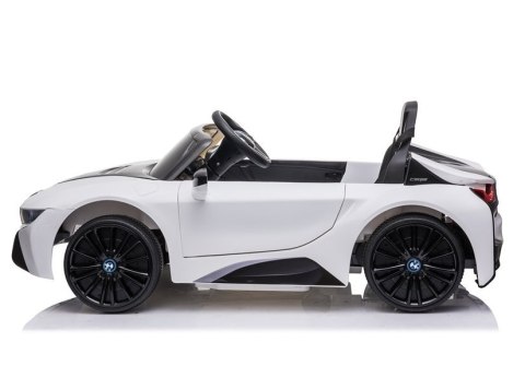 Auto na Akumulator BMW I8 Coupe Biały Auto na Akumulator BMW I8 Coupe Biały