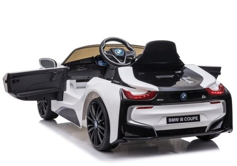 Auto na Akumulator BMW I8 Coupe Biały Auto na Akumulator BMW I8 Coupe Biały