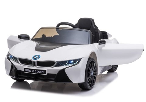 Auto na Akumulator BMW I8 Coupe Biały Auto na Akumulator BMW I8 Coupe Biały