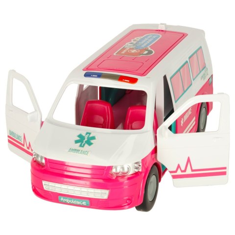Karetka pogotowia ambulans mobilny szpital lalka akcesoria Kik Sp. z o. o. Sp. k. Karetka pogotowia ambulans mobilny szpital lalka akcesoria Kik Sp. z o. o. Sp. k.