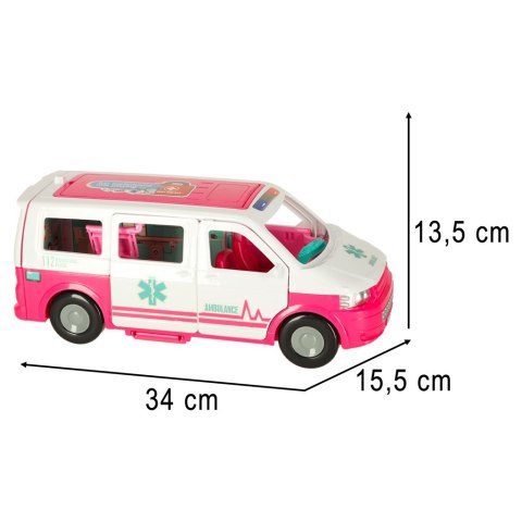 Karetka pogotowia ambulans mobilny szpital lalka akcesoria Kik Sp. z o. o. Sp. k. Karetka pogotowia ambulans mobilny szpital lalka akcesoria Kik Sp. z o. o. Sp. k.
