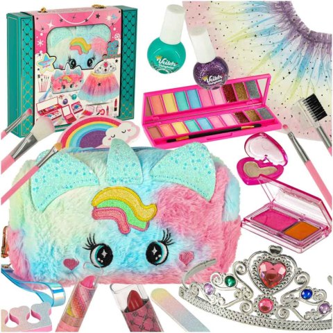 Kosmetyki do makijażu make up lakiery torebka spódniczka zestaw 22 elementy Kik Sp. z o. o. Sp. k. Kosmetyki do makijażu make up lakiery torebka spódniczka zestaw 22 elementy Kik Sp. z o. o. Sp. k.