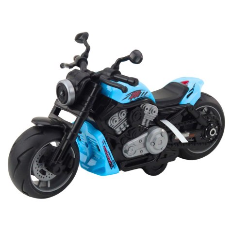 Motocykl Zabawkowy Na Baterie Napęd Światła Dźwięki Niebieski Motocykl Zabawkowy Na Baterie Napęd Światła Dźwięki Niebieski