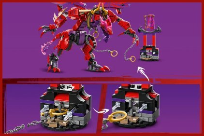 71832 - LEGO Ninjago - Smok chaosu Kiełogrzmot