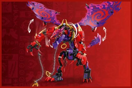 71832 - LEGO Ninjago - Smok chaosu Kiełogrzmot