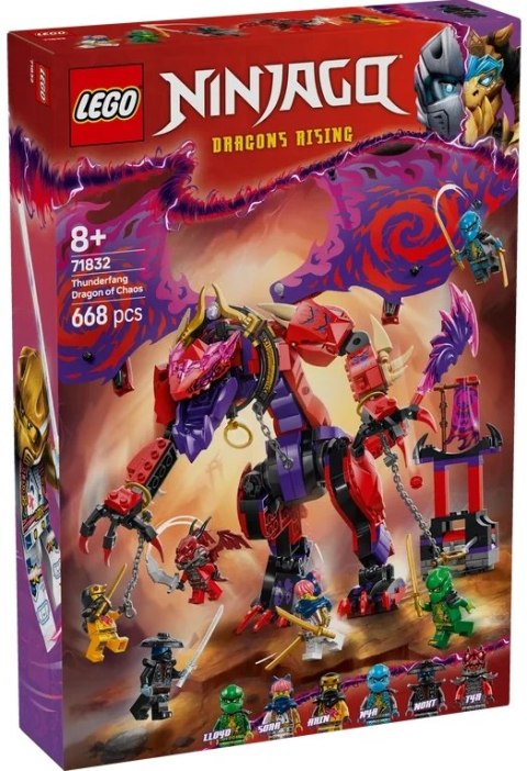 71832 - LEGO Ninjago - Smok chaosu Kiełogrzmot
