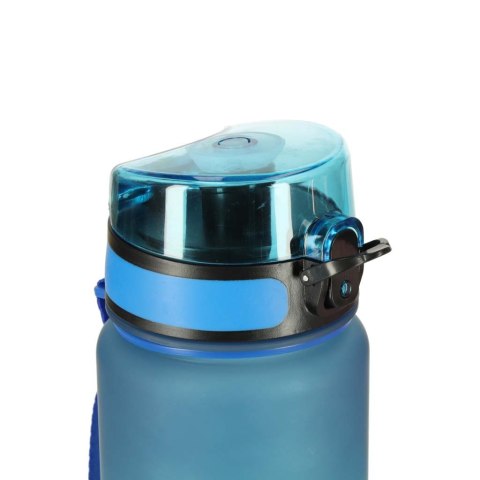 Butelka na wodę bidon ze słomką uchwytem sportowy 600ml niebiesko-zielony Kik Sp. z o. o. Sp. k.