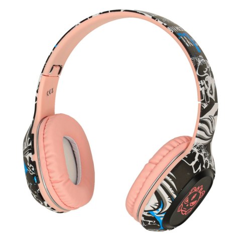 Słuchawki bezprzewodowe nauszne Bluetooth Gaming Sport różowe Kik Sp. z o. o. Sp. k. Słuchawki bezprzewodowe nauszne Bluetooth Gaming Sport różowe Kik Sp. z o. o. Sp. k.