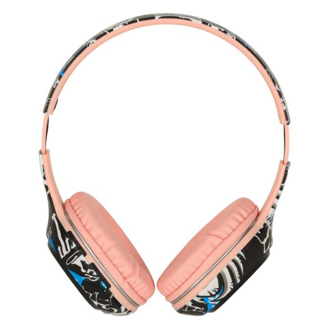Słuchawki bezprzewodowe nauszne Bluetooth Gaming Sport różowe Kik Sp. z o. o. Sp. k. Słuchawki bezprzewodowe nauszne Bluetooth Gaming Sport różowe Kik Sp. z o. o. Sp. k.