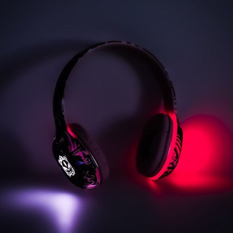 Słuchawki bezprzewodowe nauszne Bluetooth Gaming Sport różowe Kik Sp. z o. o. Sp. k. Słuchawki bezprzewodowe nauszne Bluetooth Gaming Sport różowe Kik Sp. z o. o. Sp. k.