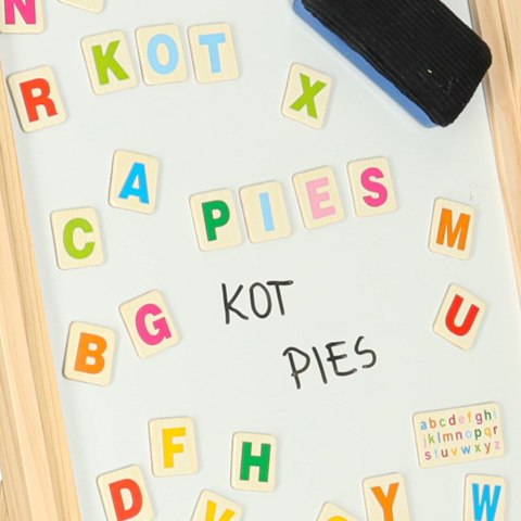 Tablica magnetyczna kredowa liczydło papier kreda literki gratis Kik Sp. z o. o. Sp. k.