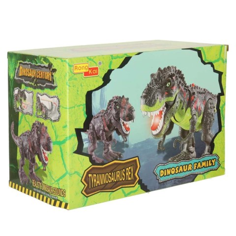 Dinozaur T-REX elektroniczny chodzi ryczy zielony Dinozaur T-REX elektroniczny chodzi ryczy zielony