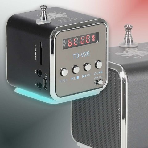 Radio akumulatorowe przenośne głośnik Bluetooth LCD TD-V26 Radio akumulatorowe przenośne głośnik Bluetooth LCD TD-V26
