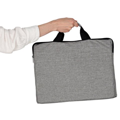 Torba na laptopa 15,6 cali etui pokrowiec teczka damska męska szara Kik Sp. z o. o. Sp. k.