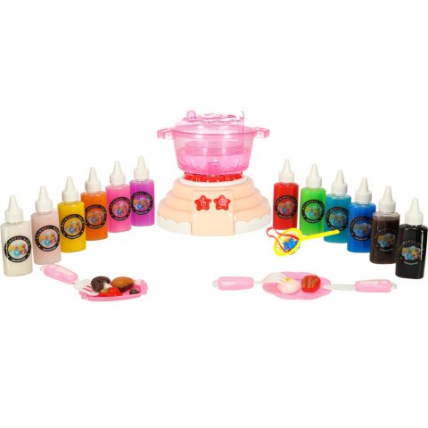 Klej żel kryształowy 3D crystal glue magiczna kuchnia szablony kreatywny zestaw 62 elementy morelowy Kik Sp. z o. o. Sp. k.