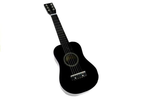 Gitara Drewniana Klasyczna z Kostką Czarna 60 cm Gitara Drewniana Klasyczna z Kostką Czarna 60 cm