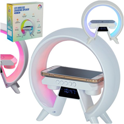 Lampka LED z ładowarką indukcyjną z radiem Lampka LED z ładowarką indukcyjną z radiem