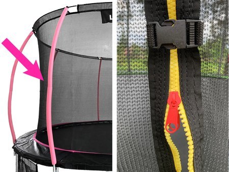 Siatka Wewnętrzna do Trampoliny Sport Max 8ft Różowa Siatka Wewnętrzna do Trampoliny Sport Max 8ft Różowa