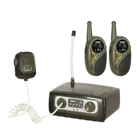 Walkie-talkie krótkofalówka zestaw z centralą dla dzieci khaki Walkie-talkie krótkofalówka zestaw z centralą dla dzieci khaki