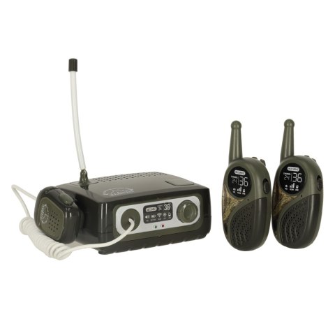 Walkie-talkie krótkofalówka zestaw z centralą dla dzieci khaki Walkie-talkie krótkofalówka zestaw z centralą dla dzieci khaki