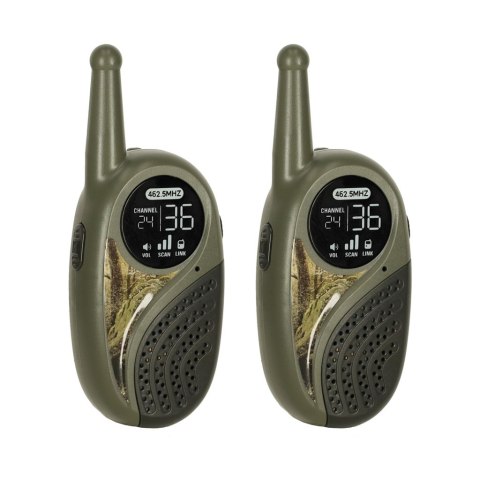 Walkie-talkie krótkofalówka zestaw z centralą dla dzieci khaki Walkie-talkie krótkofalówka zestaw z centralą dla dzieci khaki
